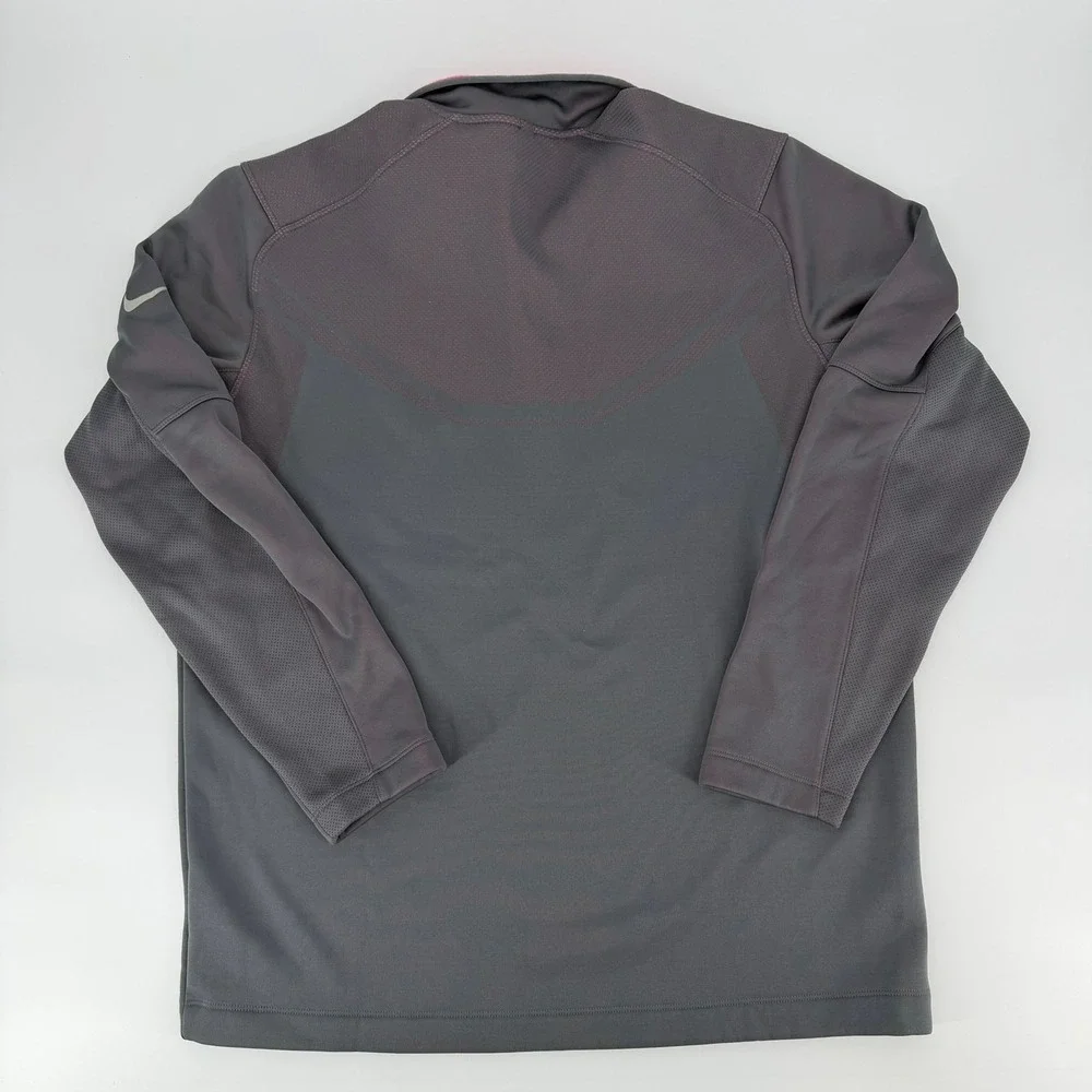 Nike Golf Therma-Fit 1/4 Zip Pullover Women Size Large Gray Pink 619846-026